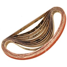   Csiszolószalag készlet keskeny szalagos csíszolókhoz (5 db) 10x330mm, P80 szemcsemérettel - TC Technic AT-480