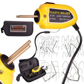   Erőteljes műanyag javító eszköz, (100 watt) -műanyaghegesztő és 200 db kapocs TC Technic BY-BD002