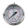 TC Technic glicerines nyomásmérő óra/manométer, 63mm, 1/4" hátsó csatlakozás, 0-6 Bar