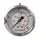 TC Technic glicerines nyomásmérő óra/manométer, 63mm, 1/4" hátsó csatlakozás, 0-40 Bar