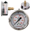 TC Technic glicerines nyomásmérő óra/manométer, 63mm, 1/4" hátsó csatlakozás, 0-40 Bar