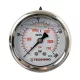 TC Technic glicerines nyomásmérő óra/manométer, 63mm, 1/4" hátsó csatlakozás, 0-160 Bar