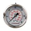 TC Technic glicerines nyomásmérő óra/manométer, 63mm, 1/4" hátsó csatlakozás, 0-300 Bar
