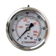 TC Technic glicerines nyomásmérő óra/manométer, 63mm, 1/4" hátsó csatlakozás, 0-600 Bar