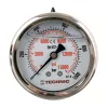 TC Technic glicerines nyomásmérő óra/manométer, 63mm, 1/4" hátsó csatlakozás, 0-1000 Bar
