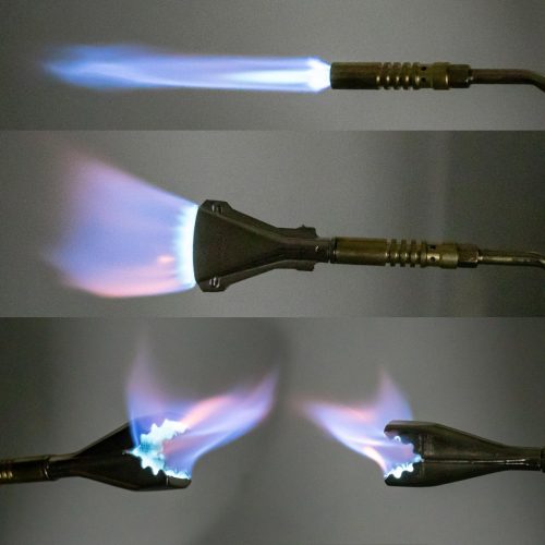 Rövid forrasztópisztoly (30 cm) 3 fúvókával, 1,5 m tömlővel Technic UP302