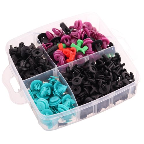 680 darabos autókárpit rögzítő készlet (kárpitkapcsok), 5 darab szerelőszerszámmal, TC Technic BY-GC002