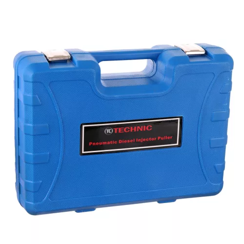 Pneumatikus injektor lehúzó készlet, adapterekkel műanyag kofferben (22 db-os) TC Technic D2028 