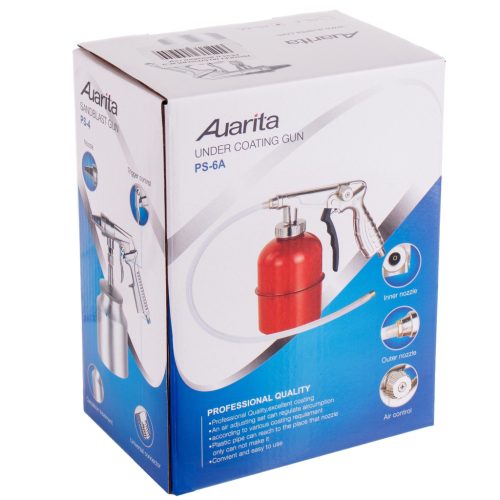 Alváz karbantartó pisztoly 2 fúvókával és csővel, 150 l/perc, Max. 15 bar Auarita PS-6A 