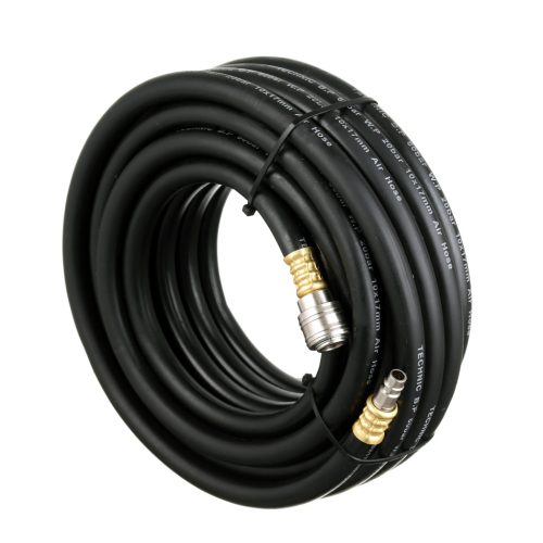 10 méteres pneumatikus gumi tömlő kompresszorokhoz, 10x17 mm, olajálló kivitel 20 Bar
