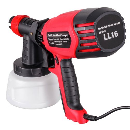 Elektromos HVLP festőegység, falfestő készlet 3 fúvókával, 600 ml-es tartállyal TC Technic LL16
