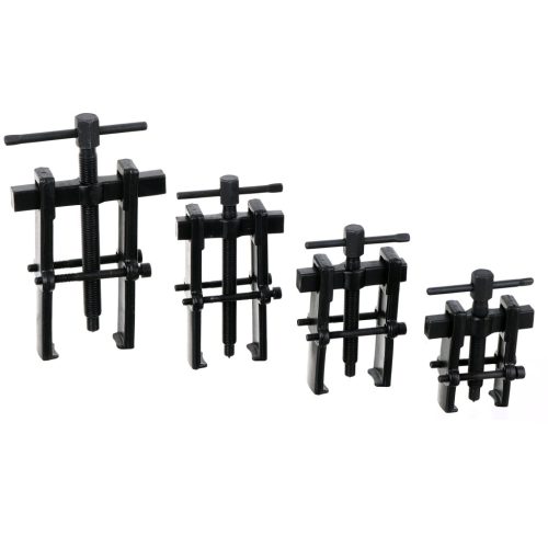 Kétkarú csapágylehúzó készlet, Króm-vanádium Acél, 19-40mm (4 db lehúzó)