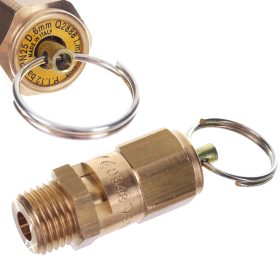   Biztonsági szelep kompresszorhoz 1/4" menetes csatlakozással, 12 Bar   Air Tek