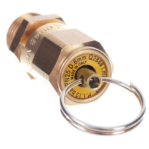 Biztonsági szelep kompresszorhoz 1/4" menetes csatlakozással, 12 Bar   Air Tek