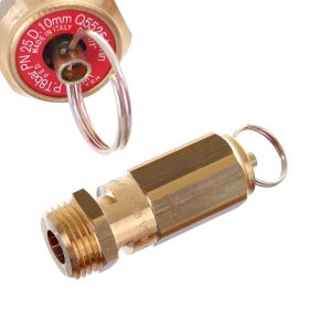   Biztonsági szelep kompresszorhoz  1/2" menetes csatlakozással, 8 Bar  Air Tek