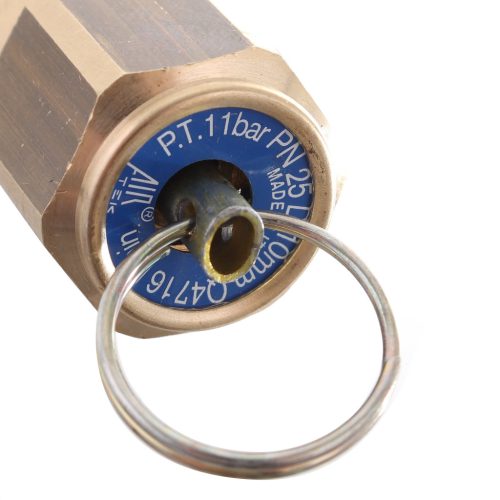 Biztonsági szelep kompresszorhoz, pneumatikus telepítésekhez 3/8" külső menettel  11 bar  - 1 db (AIR TEK S.L.R.)