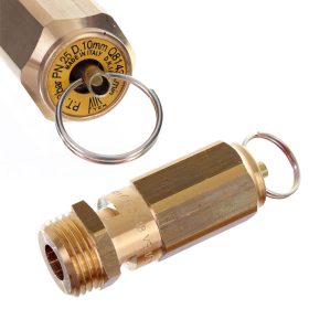   Biztonsági szelep kompresszorokhoz 1/2" menetes csatlakozással, 12 Bar - Air Tek