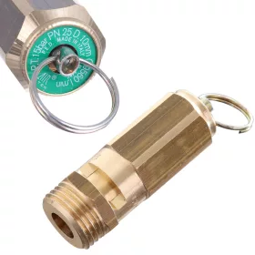   Biztonsági szelep kompresszorhoz 1/2" menetes csatlakozással 15 Bar - Air Tek
