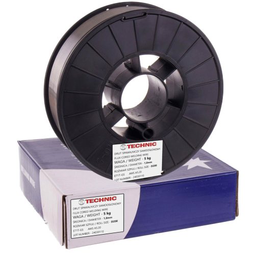 1,0 mm-es, 5 kg-os Önálló Védelmet Biztosító Hegesztőhuzal D200 Dob - E71T-GS MIG/MAG