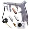 Pneumatikus homokszóró pisztoly, homokfúvó, 4 fúvókával, tömlővel (homok felszívó tömlővel)