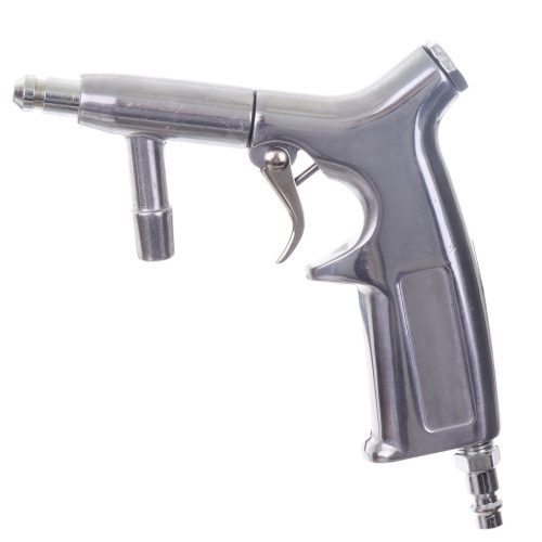 Pneumatikus homokszóró pisztoly, homokfúvó, 4 fúvókával, tömlővel (homok felszívó tömlővel)