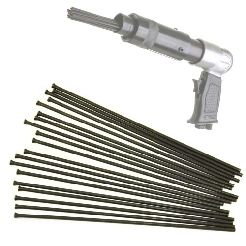 Hőkezelt Tűkészlet Pneumatikus Kalapácshoz, 19 db, 3mm átmérővel