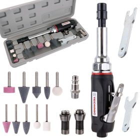   Pneumatikus Egyenes Szárú Csiszológép 125mm AT-7032LCK Készlet