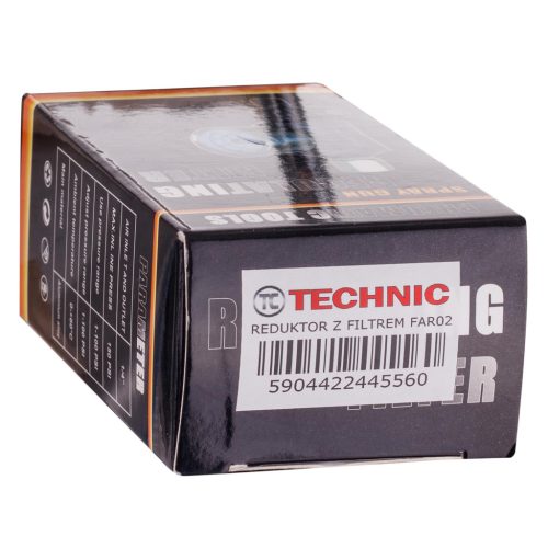 Nyomáscsökkentő, vízleválasztó  manométerrel  festékszóró pisztolyokhoz 1/4" menetes csatlakozással