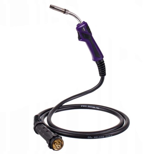 Hegesztőpisztoly 5m MB25 MIG MAG Euro csatlakozóval és Euro aljzattal, csuklós markolattal