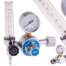   Argon/CO2 Reduktor rotaméterrel és manométerrel MIG MAG TIG TC Technic 1053N