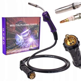   Hegesztőpisztoly 4 méteres MB25 MIG MAG Euro csatlakozóval és Euro aljzattal