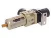 Légszűrő nyomásszabályzóval és manométerrel pneumatikus telepítésekhez 1/4" menetes csatlakozással - TC Technic AW3000-02