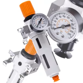   Légszűrő Separator Víztelenítő + Nyomáscsökkentő YQFR2000-02, 1/4", 5 Mikron