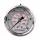 TC Technic glicerines nyomásmérő óra/manométer, 63mm, 1/4" hátsó csatlakozás, 0-250 Bar