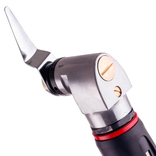 Pneumatikus autóüveg-vágó, 3 vágókéssel és védett tömlővel, 130 l/perc, 6,3 bar, TC Technic AT-9039H (szélvédő kivágó)