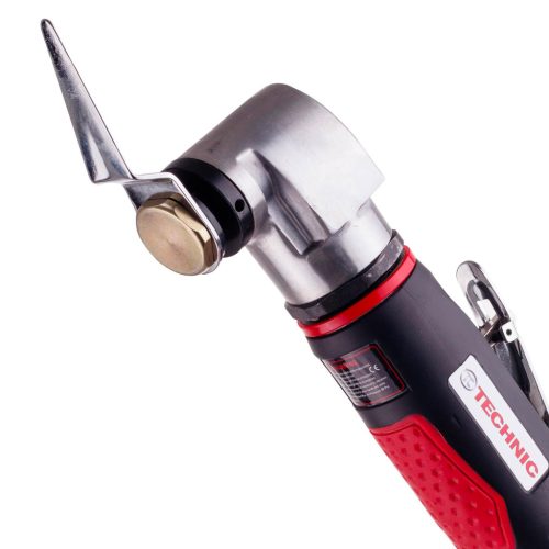 Pneumatikus autóüveg-vágó, 3 vágókéssel és védett tömlővel, 130 l/perc, 6,3 bar, TC Technic AT-9039H (szélvédő kivágó)