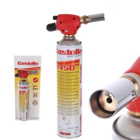   Magas hőmérsékletű gázégő piezo gyújtással kemény- és lágyforrasztáshoz - CASTOLIN 1450  (7/16")