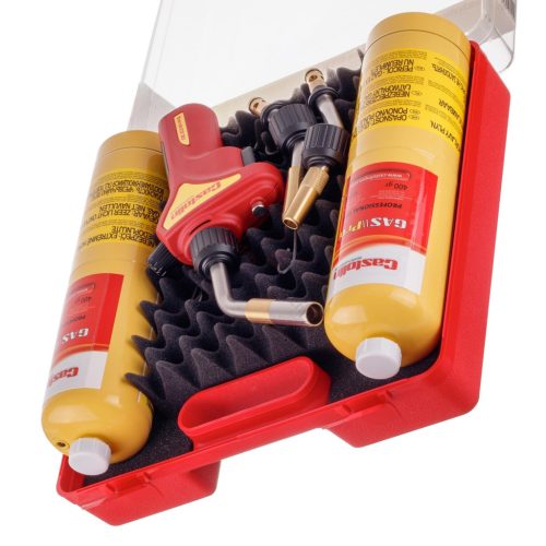 CASTOLIN CTK27 MAPP 360°-os gázforrasztó készlet – Dupla Gázpalackkal, 3 Fúvókával