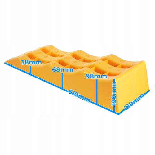 TC Technic szintező rámpa készlet lakóautókhoz és lakókocsikhoz hordozótáskával (2 db, 5 tonna)