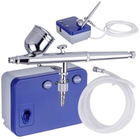 Mini airbrush kompresszor szett szórópisztollyal TC-101K