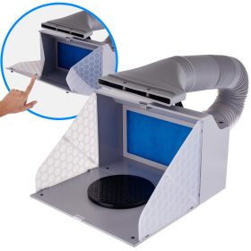   Hordozható airbrush modellező szórófülke, gyorsan összeszerelhető festőkabin