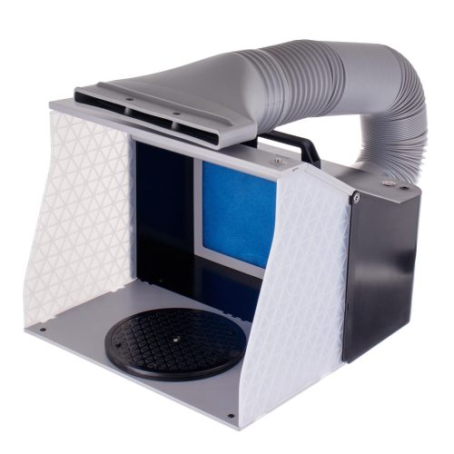 TC Technic AH-310 hordozható airbrush szórófülke LED világítással és dupla ventilátorral