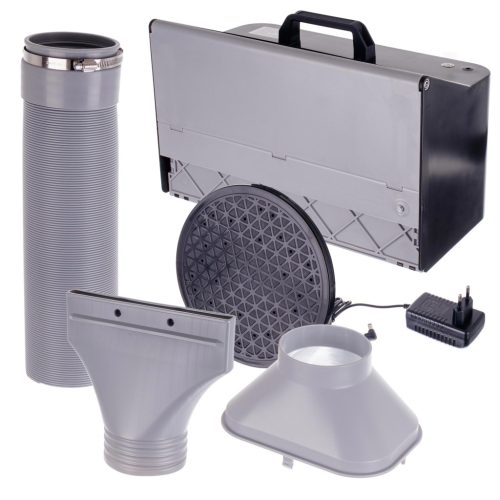 TC Technic AH-310 hordozható airbrush szórófülke LED világítással és dupla ventilátorral