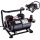 Kompakt, hordozható kétdugattyús airbrush kompresszor szűrővel, nyomásszabályzóval, tartállyal, 6 bar  TC-90F