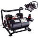 Kompakt, hordozható kétdugattyús airbrush kompresszor szűrővel, nyomásszabályzóval, tartállyal, 6 bar  TC-90F