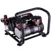 Kompakt, hordozható kétdugattyús airbrush kompresszor szűrővel, nyomásszabályzóval, tartállyal, 6 bar  TC-90F