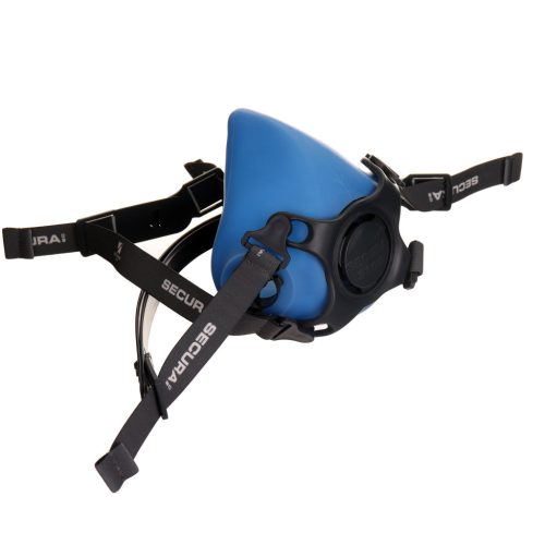 Félmaszk, félálarc fényező munkákhoz SECURA 3100 CHEM szilikon + 2 db  A2 szűrő