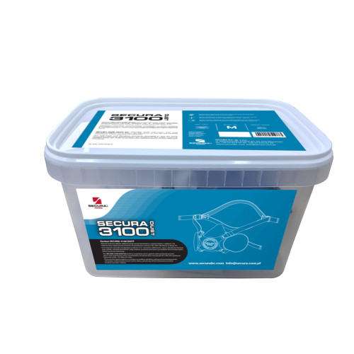 Anti-Dust porvédő félmaszk, félálarc Secura 3100 DUST