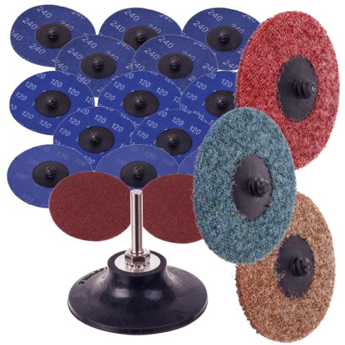Csiszolókorong készlet (19 db) 75 mm átmérővel , 6mm-es szárral TC Technic SP-58