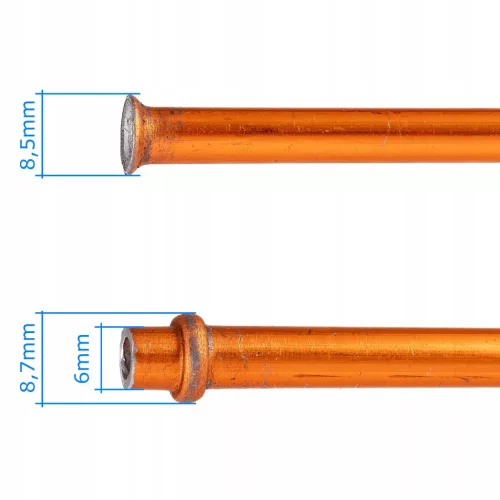 30 cm-es rugalmas kompresszor csatlakozó cső, visszacsapó szelep és a nyomáskapcsoló csatlakoztatására DN6 M10x1,0